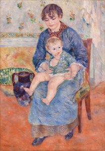 若い母親 作： Pierre Auguste Renoir